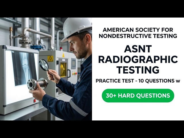 ASNT Radiographic Testing Practice Test: Master 10 Key Questions and Pass Your NDT Exam on First Try