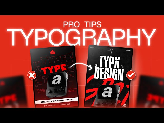 Pro Typography Tips Every Designer Should Know | Size, Weight, Alignment, Spacing & More