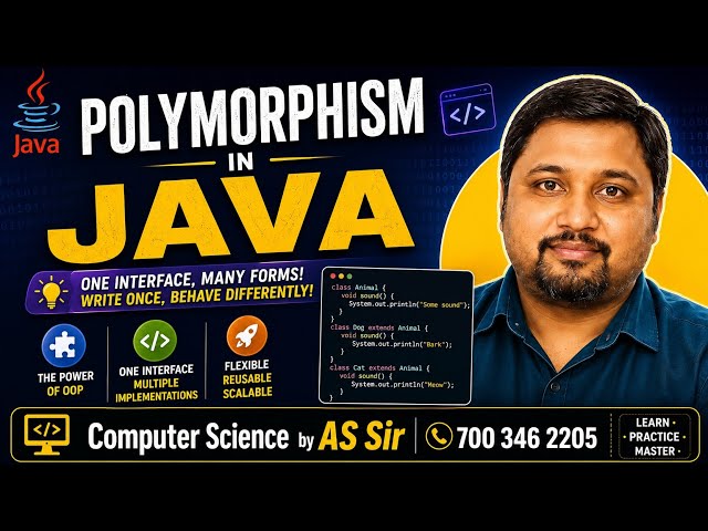 Polymorphism (Theory) in Java Explained in 4 Minutes | OOP Made Easy | ICSE, ISC & CBSE