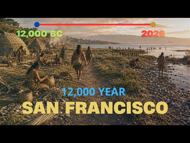 Evolution of San Francisco | Fixed - Camera Timelapse 12,000 Years in 11 Minutes