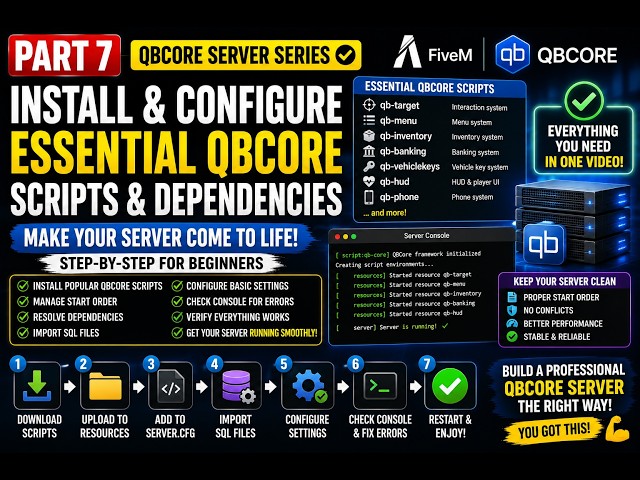 QBCore Server Maintenance for Beginners — Backups, Updates & Security