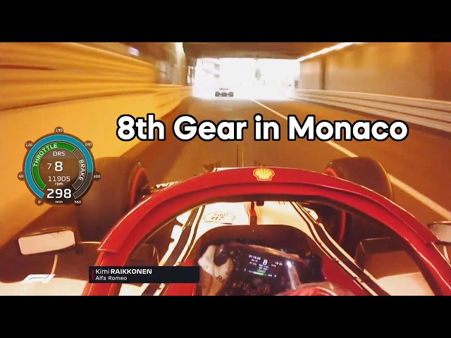 When the 8th gear was occasionally used in Monaco