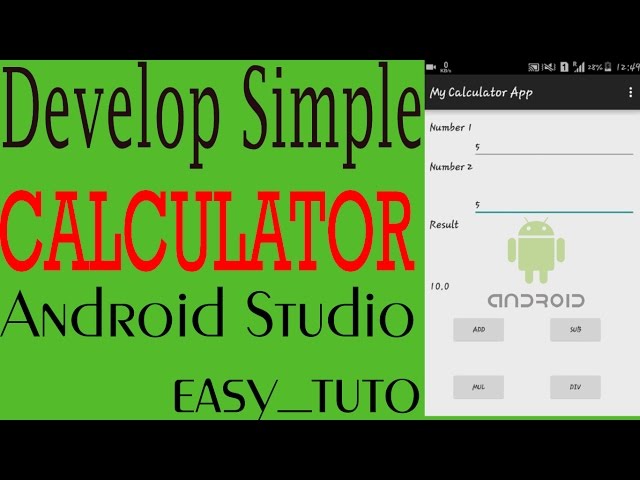 Simple Calculator| Full Android App Development | Android Studio Tutorial | 2016 | HD