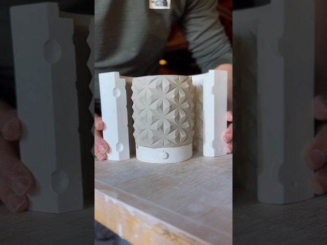 Turning a 3d model into a ceramic cup #ceramic #pottery #3dprinting