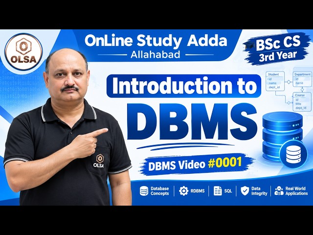 DBMS Full Course for Beginners | Learn Database Concepts from Scratch 💻