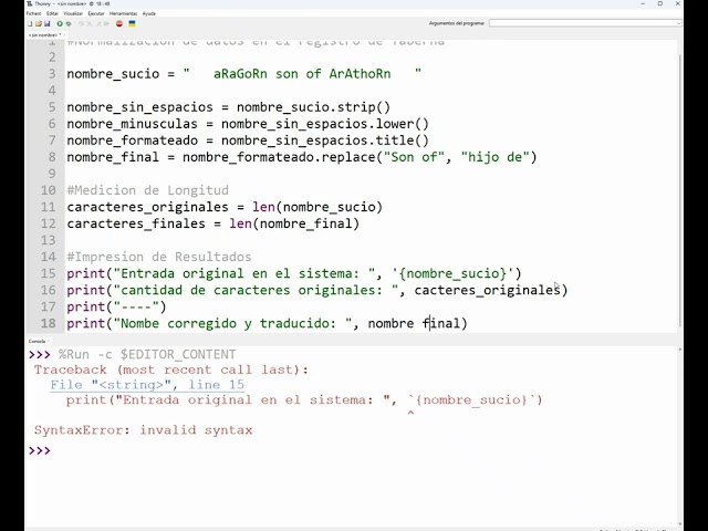 Manejo de String en Python