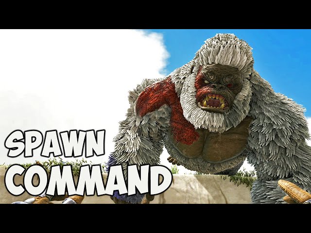 Megapithecus Boss ARK Spawn COMMAND | How To Summon MEGAPITHECUS BOSS Ark CODE 2023