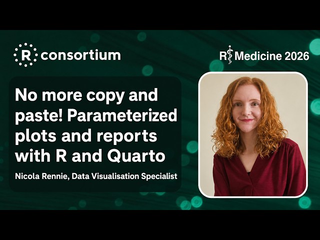 No more copy and paste! Parameterized plots and reports with R and Quarto