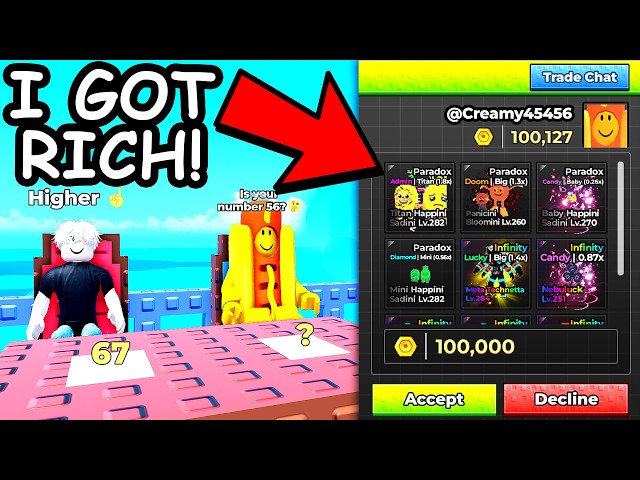 I Got RICH with NEW NUMBER MINIGAME in Escape Tsunami...