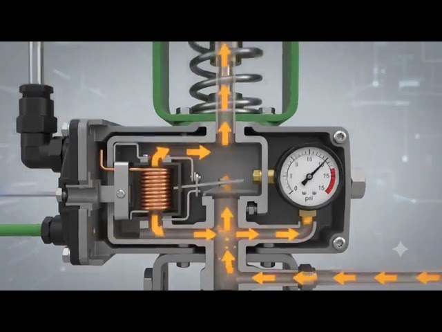How a Control Valve Works with an Electro-Pneumatic Positioner | PLC & Instrumentation