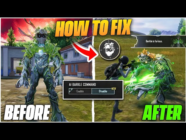 😡 BARKLE NOT WORKING IN BGMI / BARKLE COMMAND BUTTON NOT SHOWING / HOW TO USE BARKLE