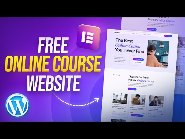 How to Create Online Course, LMS, Educational Website 2026 (using WordPress, Elementor & Tutor LMS)