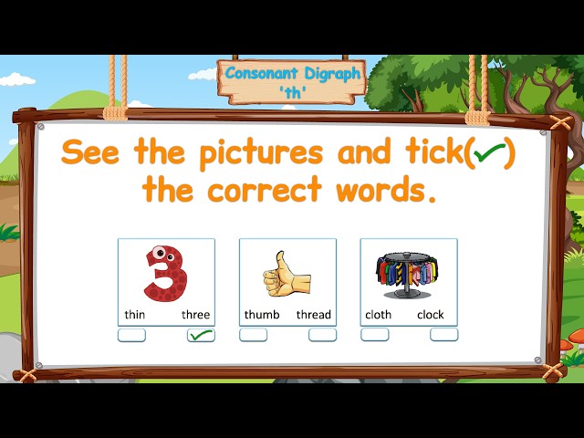 Consonant Digraph : 'th' | Primer English Workbook Combine | Fun Practice for Reading |  Learning