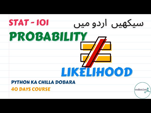 Probability is not Likelihood  Find out why!!! | stat-101