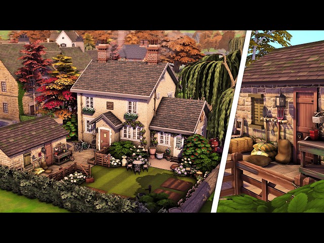 Autumnal English Cottage | The Sims 4 Speed Build
