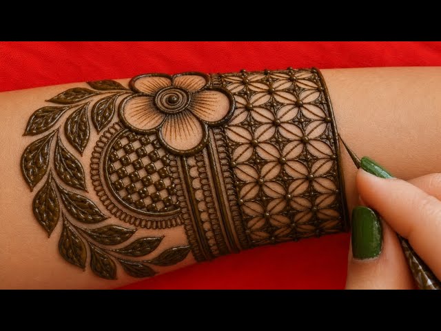 Latest bridal mehndi design 2026 | Simple Eid special mehndi design | Easy back hand mehndi design