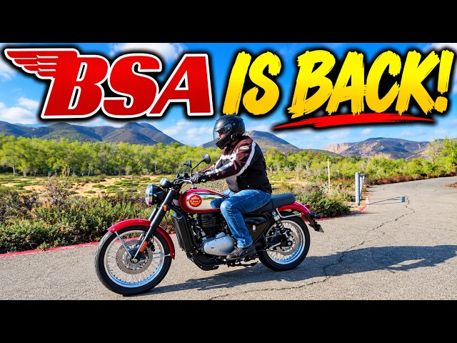 BSA IS BACK! 2026 Gold Star 650 Review & Ride