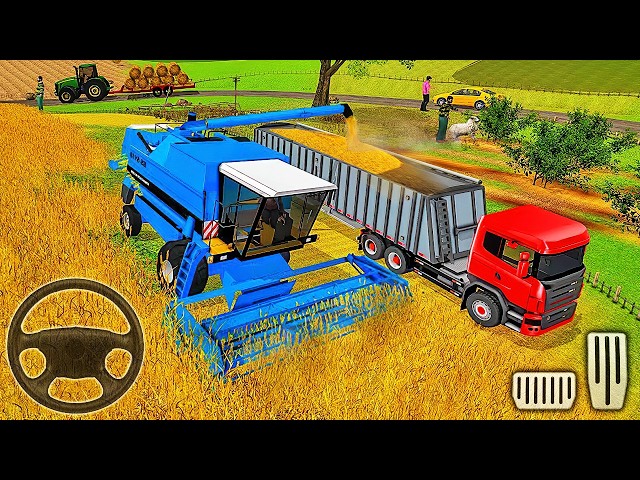 New Tractor Games 2025 - Modern Farm Tractor Driving Games - Farming Tractor 3D - Android Gameplay