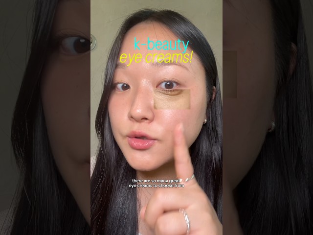 testing out a VIRAL Korean eye cream for fine lines + texture!