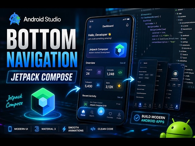 Android Bottom Navigation with Jetpack Compose