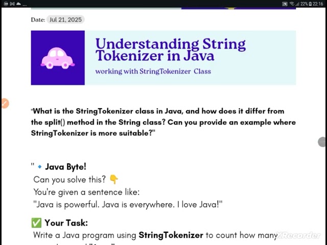 Java StringTokenizer-Java Byte