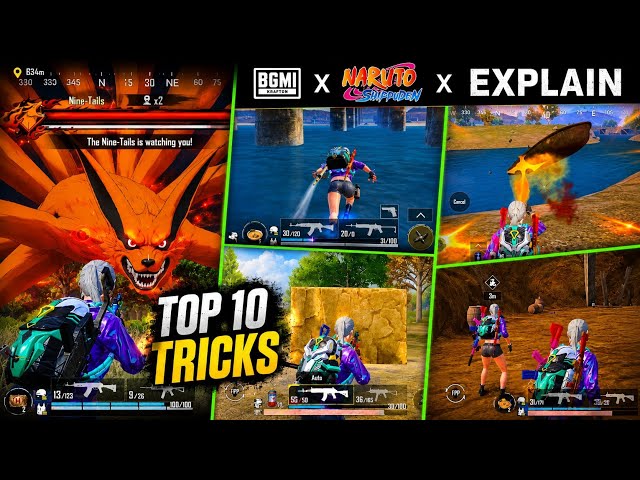 BGMI 4.5 Update Top 10 Hidden Tricks 🔥 Naruto Update Explained | PUBG Mobile 4.5