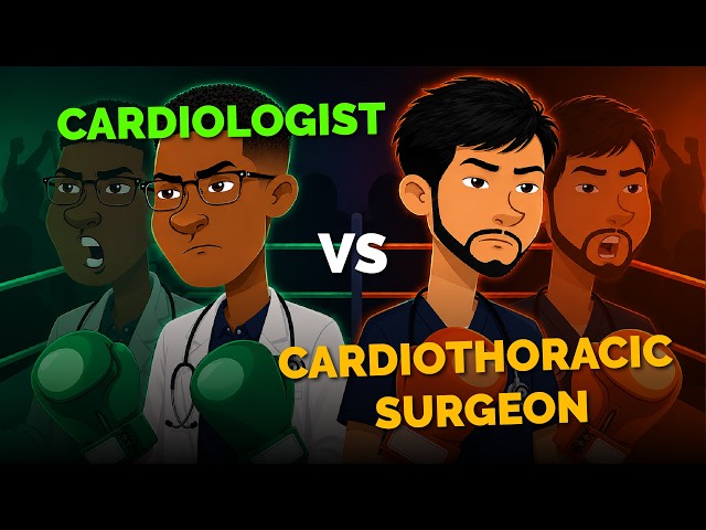 Cardiologist vs Cardiothoracic Surgeon 💥 Career Battle