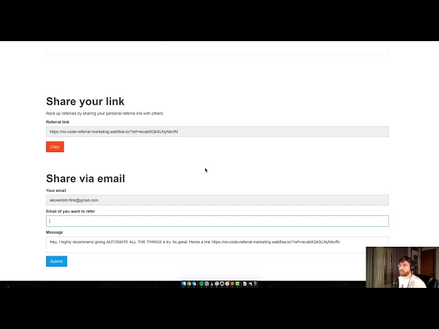 Referral marketing program - no-code tutorial (Intro)