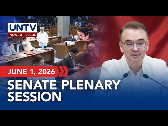 LIVE: Senate Plenary Session I June 1, 2026