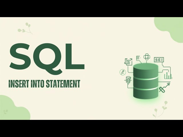SQL INSERT INTO Statement | Insert Data into Table | SQL for Beginners