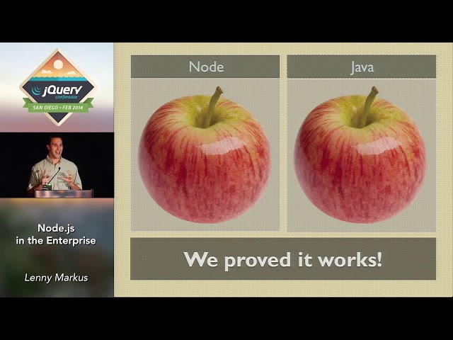NodeJS In the Enterprise   Lenny Markus