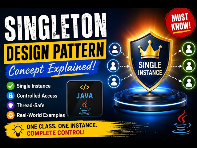 😱 Your Singleton Can BREAK! 🔥 Singleton Design Pattern in Java | Reflection, Serialization & Enum