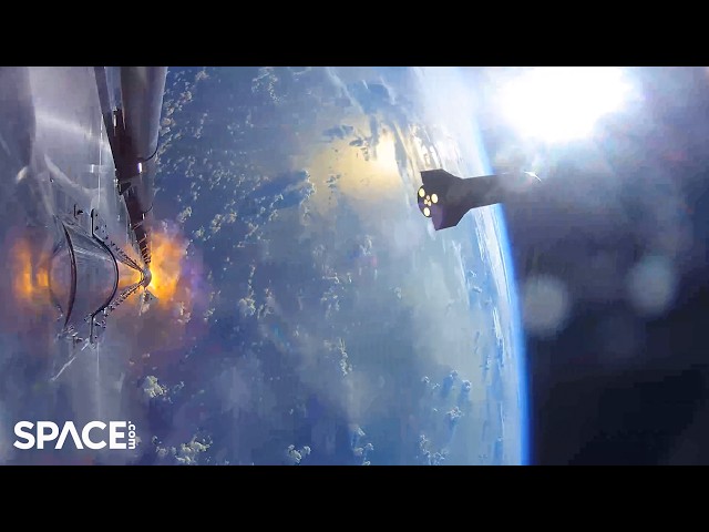 Wow! SpaceX Starship Flight 14 Stage Separation in Epic Views