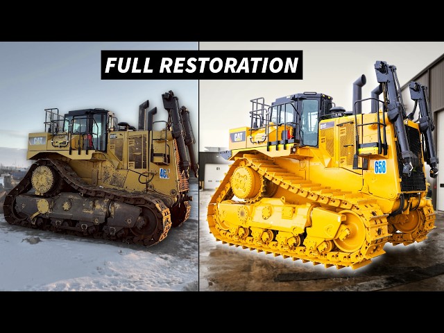 How Caterpillar D11 Bulldozers Are Rebuilt | Start to Finish