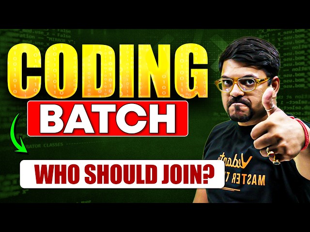 Who Should Join Coding Batch in 2026 ? C++, DSA & Competitive Programming | Harsh Sir