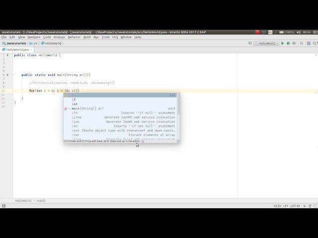 java tutorial for beginner part 8  for loop