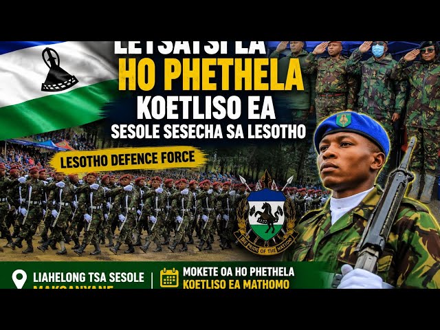 🎖️ Lesotho Defence Force Pass-Out Parade 2026 | New Recruits Graduate Basic Military Training Part 1