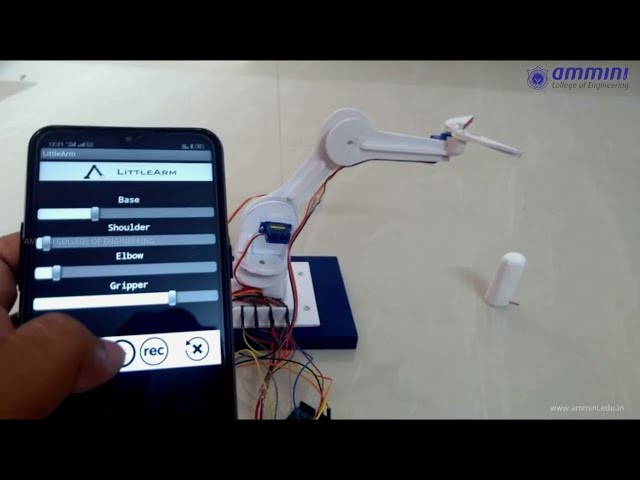 Microproject on Pick and Place Robot | Department of Mechanical Engg | Mechatronics