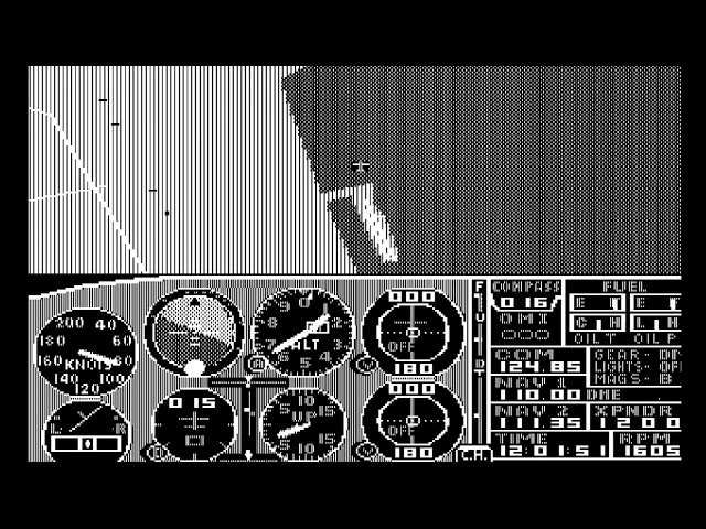 Microsoft Flight Simulator 2.0 on android (Magic Dosbox lite)