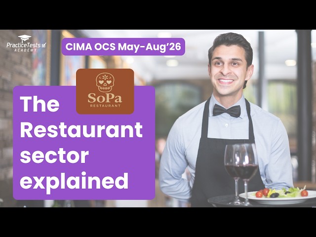 CIMA OCS May & Aug 2026: SoPa Industry Analysis (Full Breakdown + Exam Strategy)