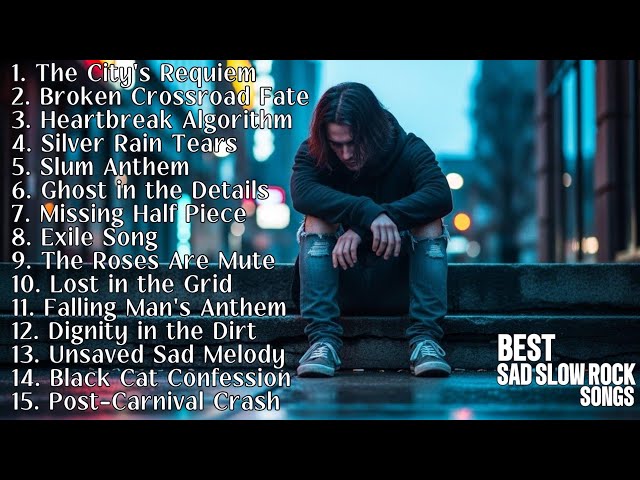 BEST SLOW ROCK SONGS - EMOTIONAL SAD SLOW ROCK SONGS PLAYLIST 