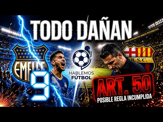 TODO LE SALE MAL A BARCELONA SC Y ¡EMELEC YA TIENE NUEVO 9!