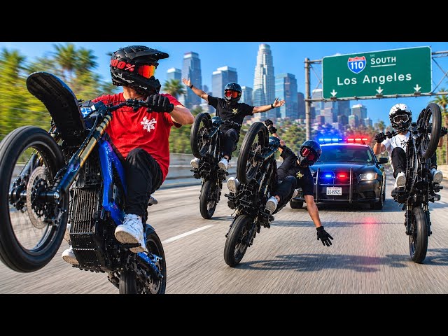 Salí a rodar con los mejores riders de Surron en Los Ángeles