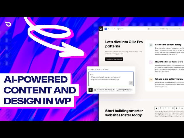 AI-Powered Content and Design, Right Inside the WordPress Editor