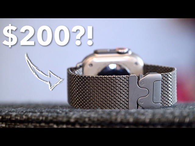 Apple's Most Controversial Apple Watch Band!? Titanium Milanese Loop for $200!