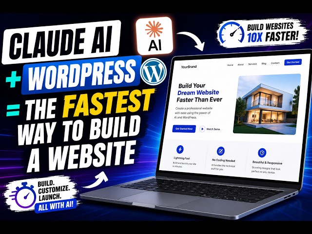 How to Create a WordPress Website Faster with Claude AI (Full Walkthrough)