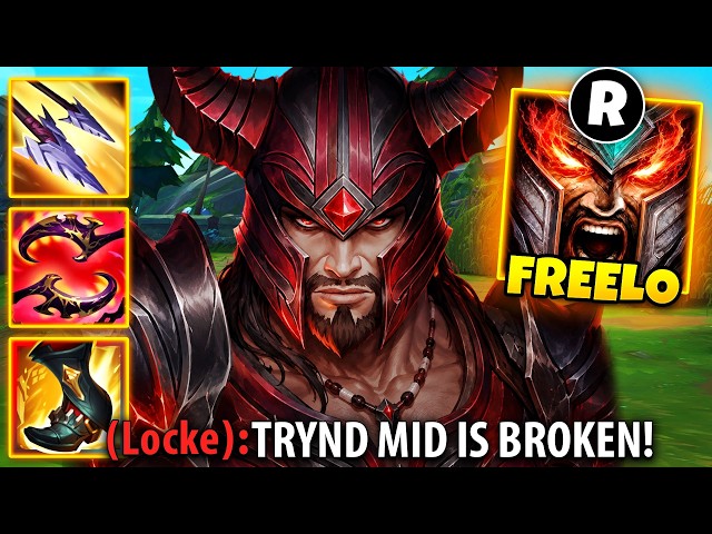 WTF? TRYNDAMERE MID IS LITERAL GOD TIER RIGHT NOW! ABUSE THIS FOR FREE WINS!