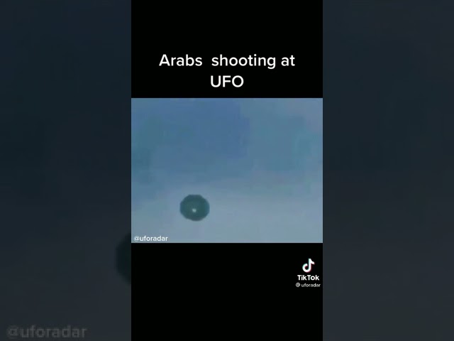 Arabs Shooting At Hovering UAP!! Visible Bullet Traces!! #UFO #UAP Incredible Footage!!