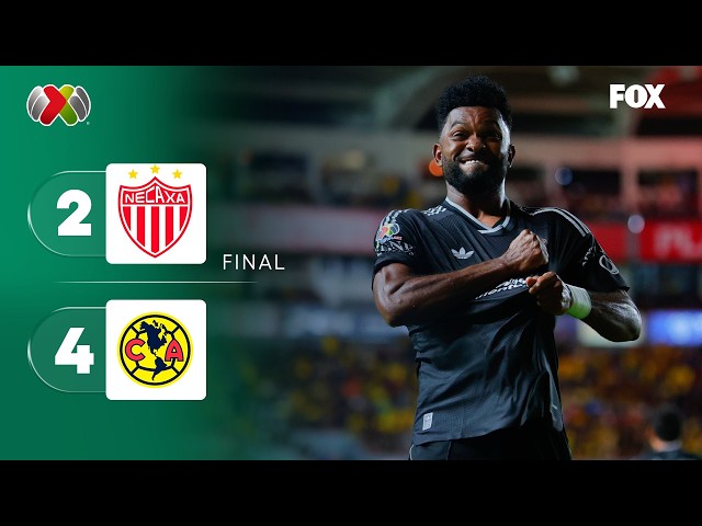Necaxa 2-4 América | RESUMEN | Liga MX | Jornada 10 | Apertura 2026