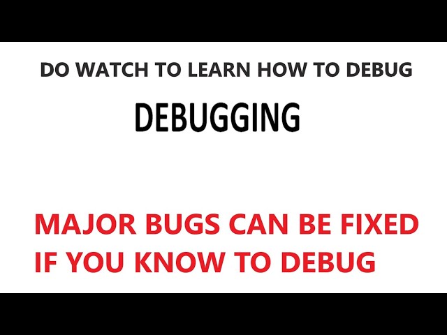 How To Debug In Eclipse